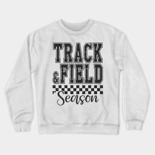 Track and field season Distressed Tshirt Crewneck Sweatshirt